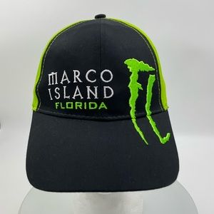 Marco Island Florida strapback hat one size fits most